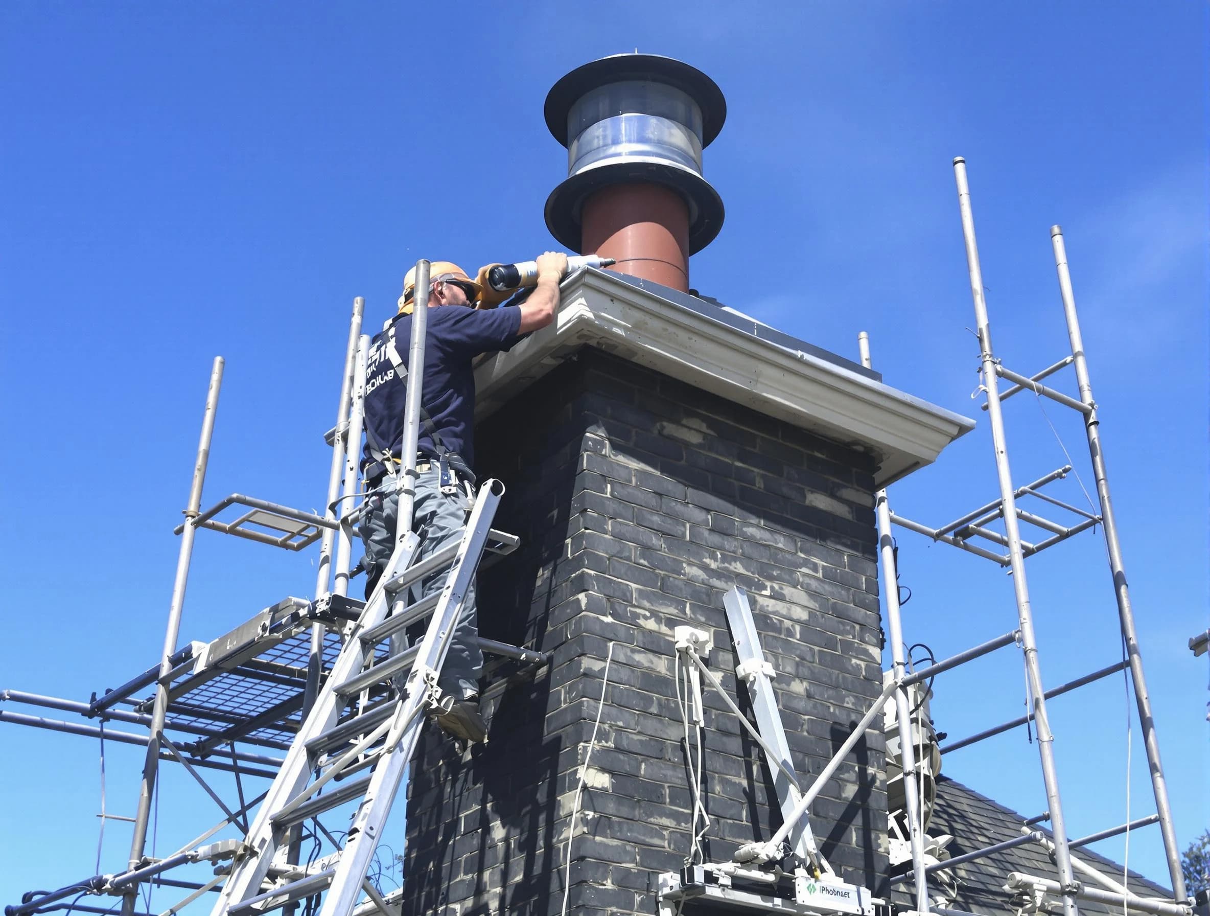 Sturdy chimney crown finished by Stansbury Park Chimney Sweep in Stansbury Park, UT