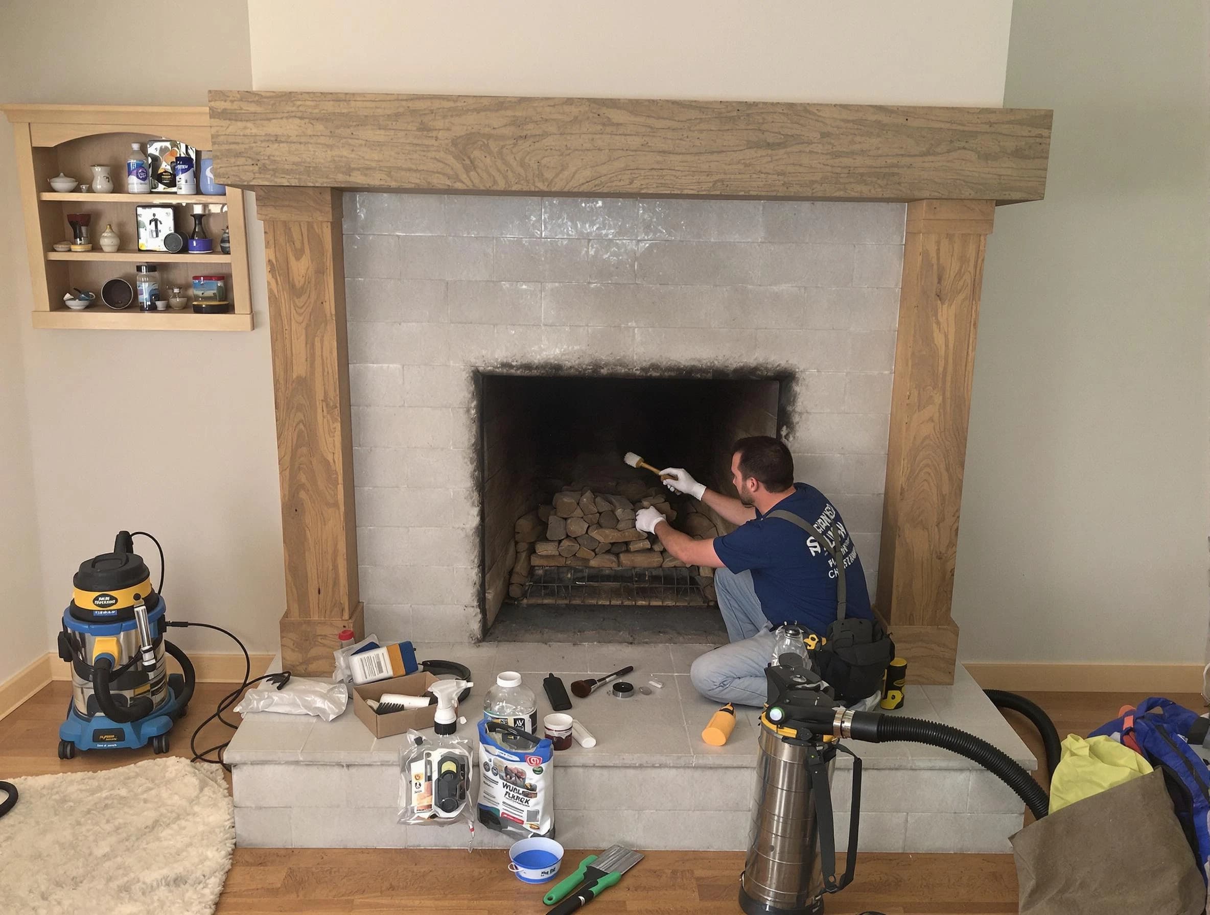 Detailed creosote removal process by Stansbury Park Chimney Sweep in Stansbury Park, UT