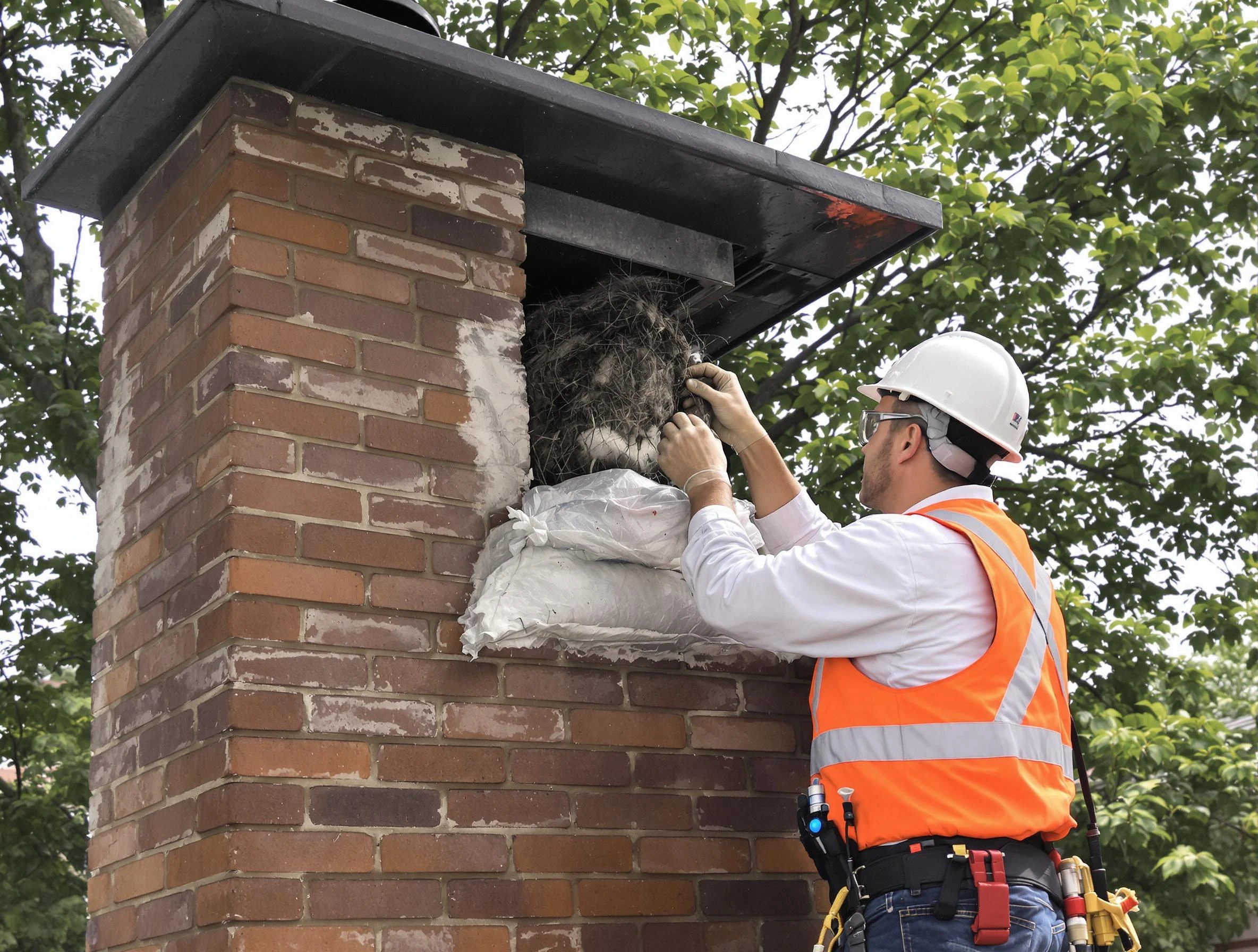 Humane removal of debris and animals by Stansbury Park Chimney Sweep in Stansbury Park, UT