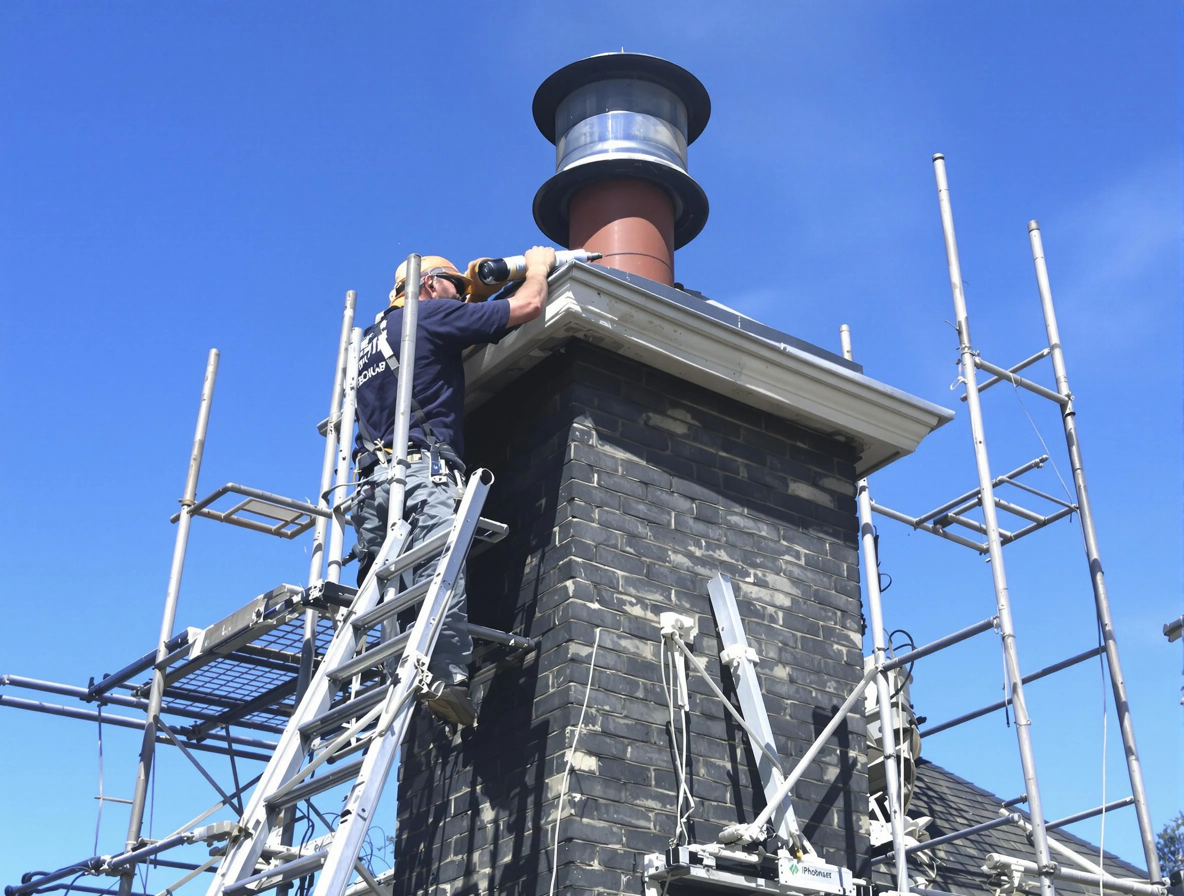 Sturdy chimney crown finished by Stansbury Park Chimney Sweep in Stansbury Park, UT