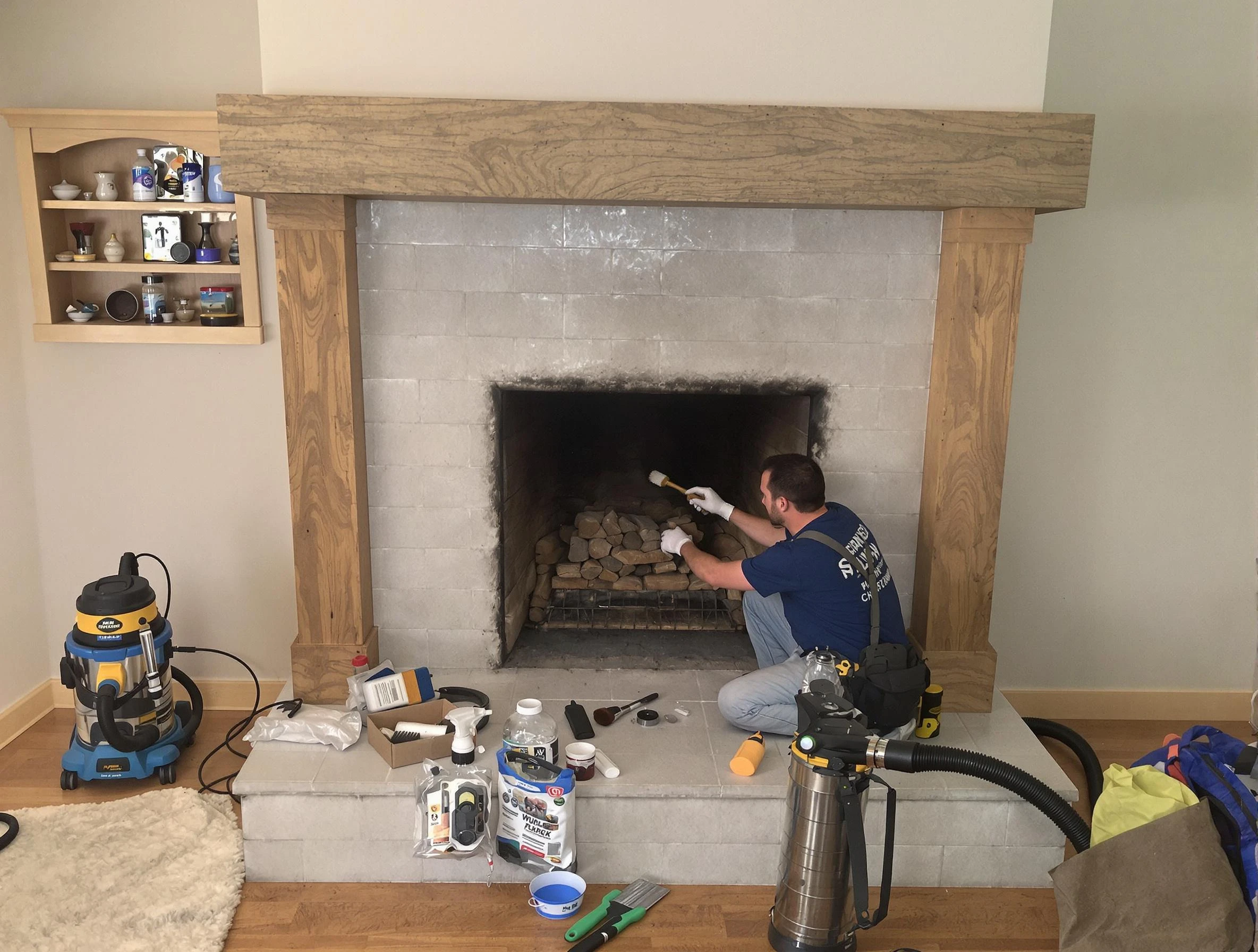 Detailed creosote removal process by Stansbury Park Chimney Sweep in Stansbury Park, UT